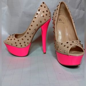 Platform stiletto high heel